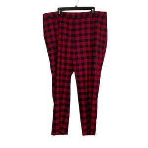 Talbots High Waist Hampshire Ankle pant size 22WP buffalo plaid